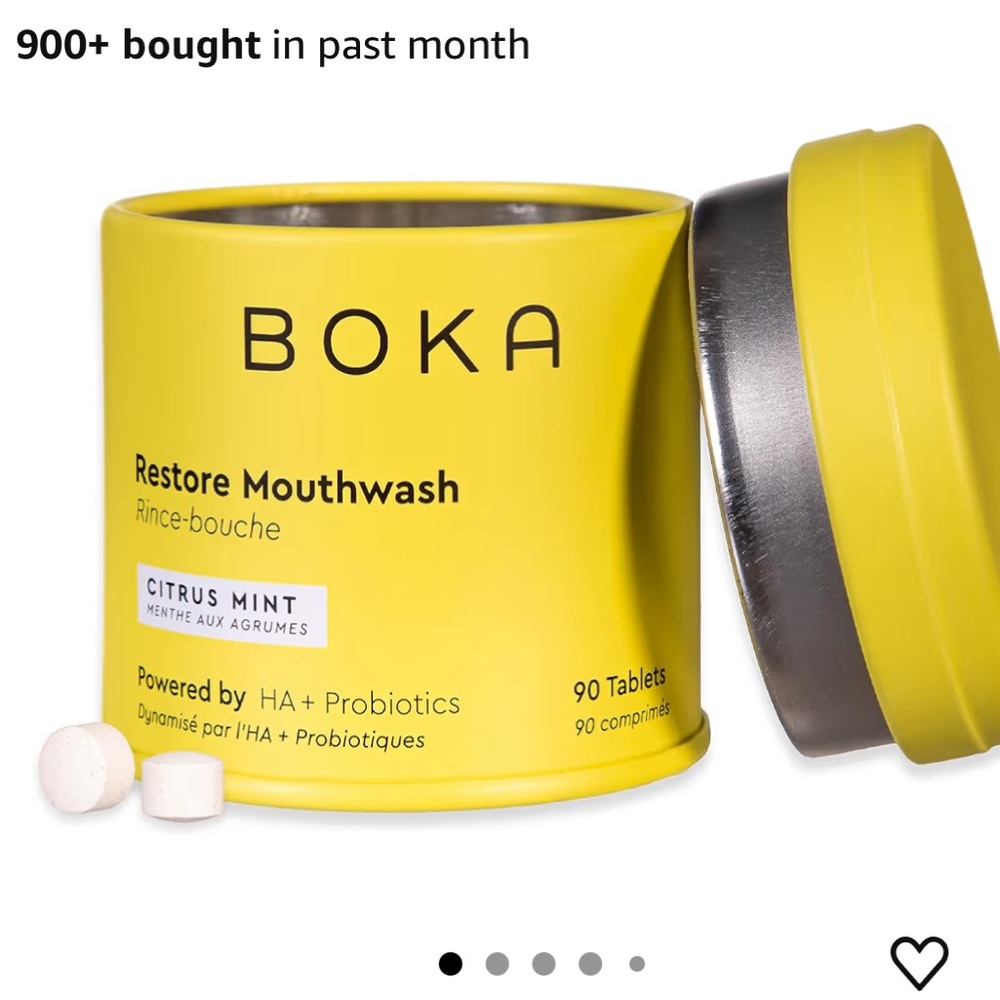 Boka Citrus Mint Mouthwash Tablets